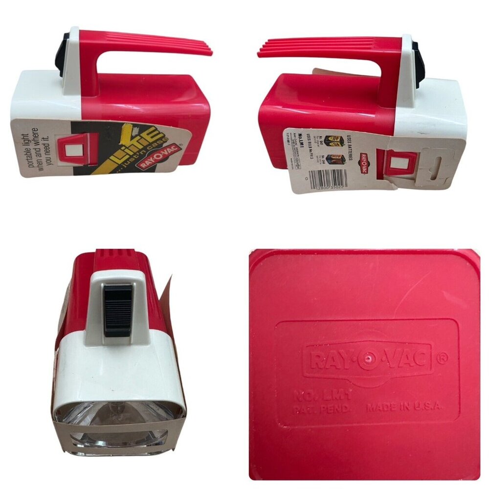 NOS Vintage Rayovac LM1 Flashlight, USA Made